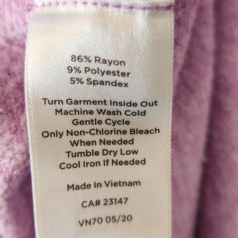 T by Talbots Cowl Neck Top, Size MP, EUC - Picture 6 of 6